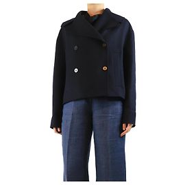 Dior Marineblauer Wollmischung-Peacoat - Größe UK 14 Blau