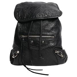 Balenciaga Black Classic City backpack Black
