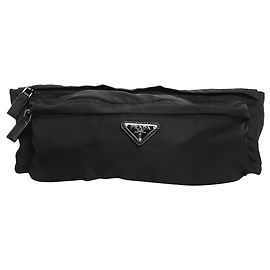 Prada Black 2way crossbody belt bag Black