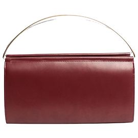Cartier Bordeaux Trinity Bicolor Bi-Fold Clutch Rot