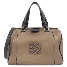 Loewe Leder braune Reisetaschen Braun