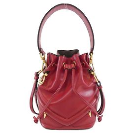 Sac à main Fendi BUGS Mini Mon Trésor Rouge