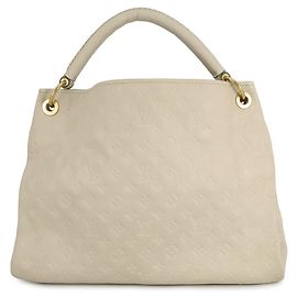 Borsa a Spalla Louis Vuitton Monogram Empreinte Artsy MM LOUIS VUITTON Bianca Bianco