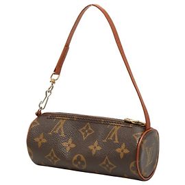 Bolso de mano Papillon Monogram Louis Vuitton Castaño