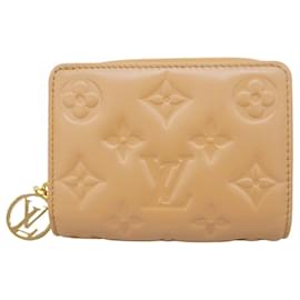 Cartera Lou de cuero Monogram grabado Louis Vuitton Camello