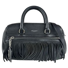 Borsa a mano Baby Duffle Saint Laurent Nero
