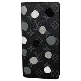 Portafoglio Lungo Brazza Monogram Eclipse Louis Vuitton Nero