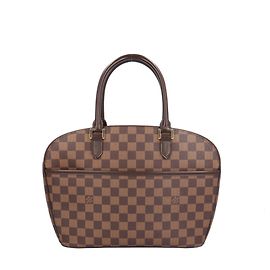 Bolso de mano Damier horizontal Salia de Louis Vuitton Castaño Otro
