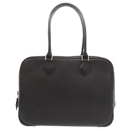 Hermès Hermes Plume 28 Black Handbag Black