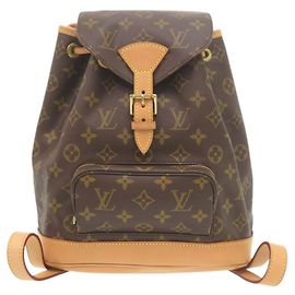 Louis Vuitton Montsouris MM Monogram Backpack Brown Monogram
