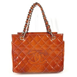 Bolsa CHANEL em matelassé acolchoado com logo CC Coco Rosa