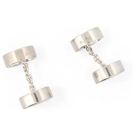 Hermès BOTTONI DA POLSO HERMES MAGNETICI ARGENTO STERLING 925 19,5G Argento