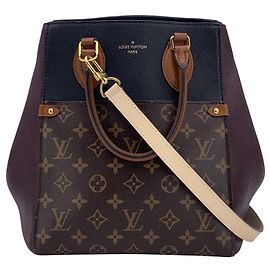 Bolsa de Ombro de Couro Louis Vuitton Marrom
