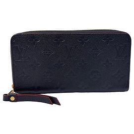 Portafoglio Zippy in pelle Monogram Louis Vuitton Rosso