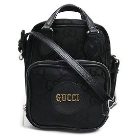Gucci Off The Grid Nylon Leather 2way Shoulder Bag Black
