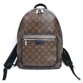 Louis Vuitton Josh Monogram Macassar Backpack Brown