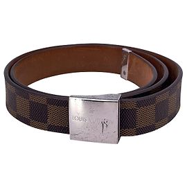 Cinto de tecido Louis Vuitton Marrom
