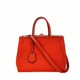 Bolsa de Tecido Fendi 2Jours Laranja
