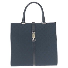 Borsa 2 in 2 Gucci Jackie GG in tela e pelle Nero
