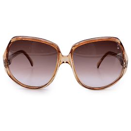 Yves Saint Laurent Vintage Plastic Sunglasses Brown