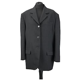 Acne Studios schwarzer Wollblazer Schwarz