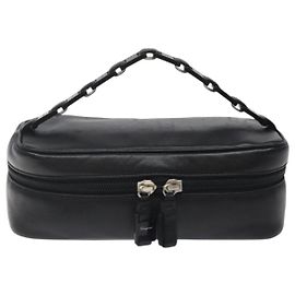 Salvatore Ferragamo Vala Clutch bag Leather Black