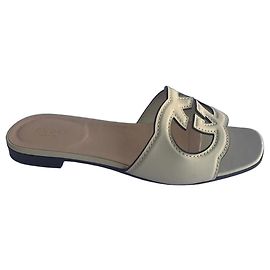 Gucci interlocking GG sandals White