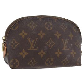 LOUIS VUITTON Monogram Pochette Cosmética PM Pouch M43998 LV Auth ARZ331 Monograma