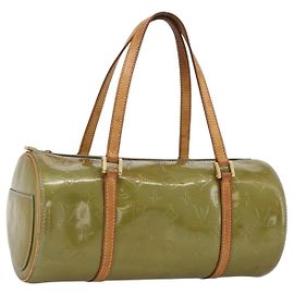 LOUIS VUITTON Sac à main Monogram Vernis Bedford Bleu Bébé M91007 LV Auth 173385 Bleu clair