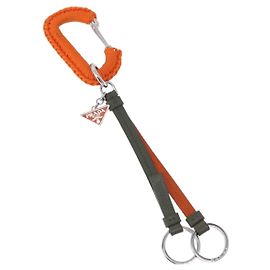 PRADA Key Holder metal Orange Auth BA11382M Orange