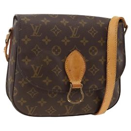 LOUIS VUITTON Bolsa de Ombro Monogram Saint Cloud GM M51242 LV Auth ep13803 Monograma