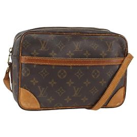 LOUIS VUITTON Bolsa de Ombro Monogram Trocadero 27 M51274 LV Auth ka3178 Monograma