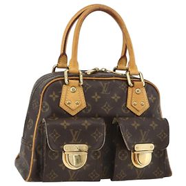 LOUIS VUITTON Monogram Manhattan PM Handtasche M40026 LV Auth ARZ609A Monogramm