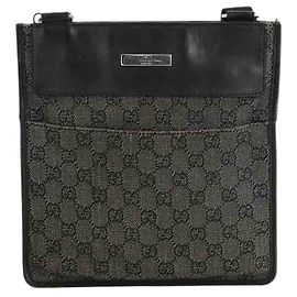 Gucci Black messenger bag Black