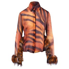 Blusa Tigre Roberto Cavalli Multicolore