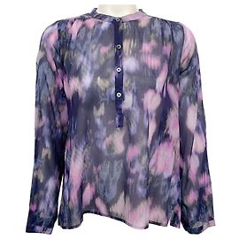 Isabel Marant Etoile Blusa Maria Multicolorida Roxa Isabel Marant Étoile Roxo