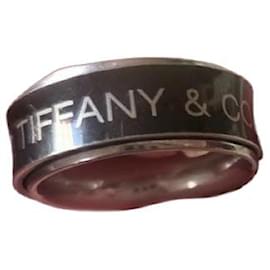 Tiffany & Co Ring Silver Black Black