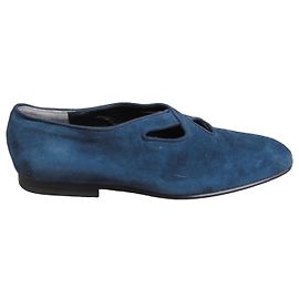 Autre Marque Mocassini Accessoire Diffusion Blu Scuro Camoscio Blu scuro