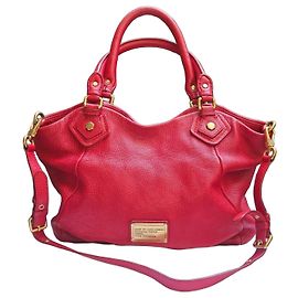 Marc by Marc Jacobs Sac Marc Jacobs en cuir grainé rouge - Excellent état ! Rouge
