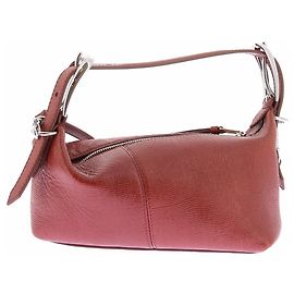 Autre Marque J&M DAVIDSON Red Leather Handbag Red