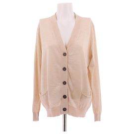 Roberto Collina Beige Wollcardigan Beige