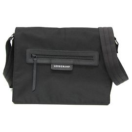 Longchamp Nylon Black Shoulder Bags Black