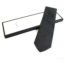 Corbatas de seda negras Gucci Negro