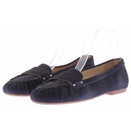 Johnnie Boden Mocassins marine en daim Navy blue