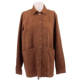SéZane Giacca lunga in suede marrone Marrone