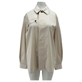 Autre Marque Camicia FIGARET in cotone beige con tasca Taglia S Beige