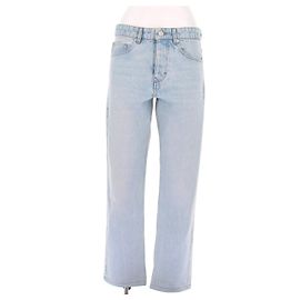 Paco Rabanne Hellblaue Jeans Blau