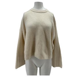 Autre Marque Creme Pullover "Carvi" aus Kaschmir Beige