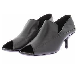 Iro Black Leather Heels 37 Black