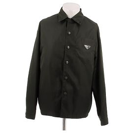 Veste Prada en nylon kaki Kaki